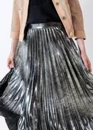 Замшева спідниця з напиленням zara
