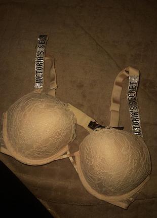 Бюстгальтер victoria secret 80b(36b) рожевий