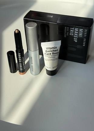 Набір bobbi brown  mini makeup trio