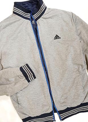 Спортивная куртка мужская двусторонняя adidas s m
