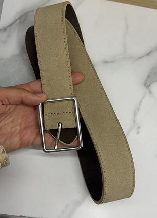 Шкіряний (нат.замша) пасок massimo dutti