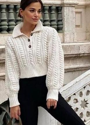 Свитер поло zara