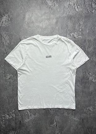 Vintage винтажная футболка allsaints олсеинтс big logo size l