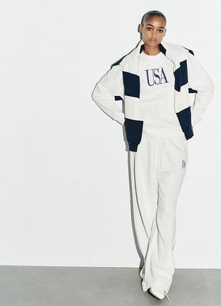 Костюм (свитшот + штаны) от бренда zara