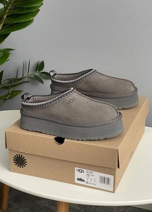 Уггі ugg tasman platform dark grey
