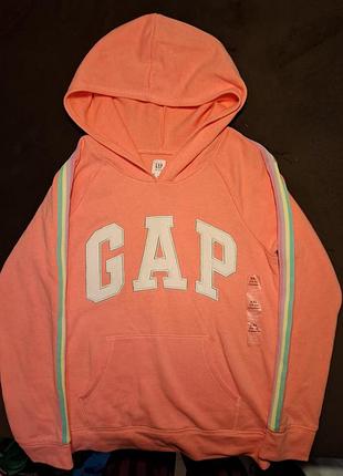 Нове підліткове худі gap на 13-16 років, яскравий неоновий корал