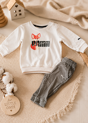 Костюм puma теплий, розмір 3-6міс 62-68см