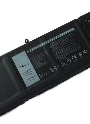 Аккумуляторная батарея для ноутбука dell v6w33 (15.2v, 54wh, 3420mah / 5100mah) + набор инструментов для замены