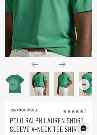 Мужская футболка polo ralph lauren, р. s, 100% хлопок, оригинал