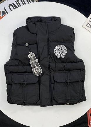 Жилетка хром хартс chrome hearts жилет дитячий