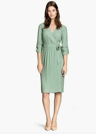 Нове плаття на захід із шовковистої віскози від h&amp;m (s/36)