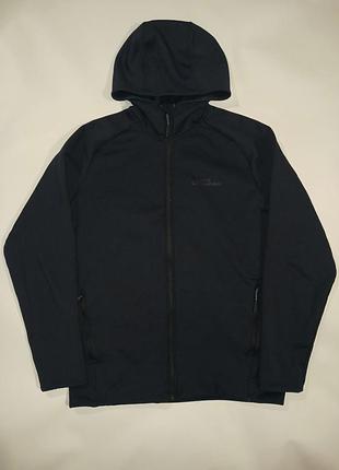 Флісова кофта jack wolfskin hydro grid hooded zip hoodie оригінал