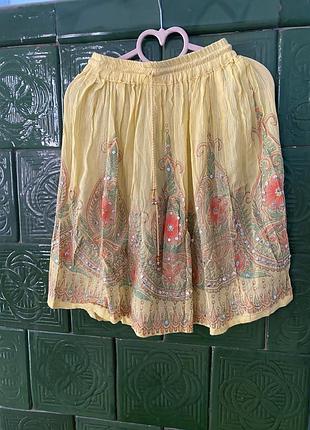 Юбка 100% rayon с колокольчиками звенят женская или для девушки 44 s