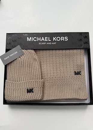 Michael kors scarf & hat set для чоловіків подарунковий набір
