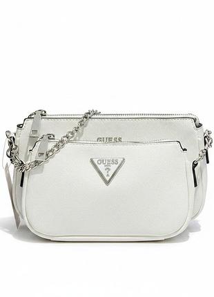 Жіноча сумка guess 136 крос-боді біла