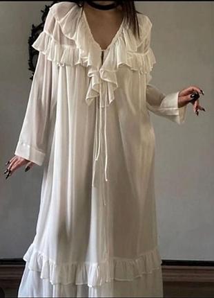 Платье h&amp;m с воланами