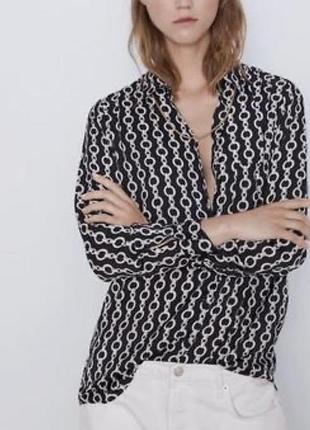 Рубашка zara, m размер