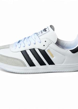 Adidas samba white gray black 36