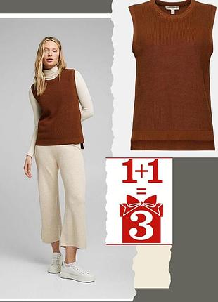 1+1=3 базова вʼязана жилетка esprit edc жилет