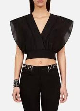 The kooples коттоновая блуза с вышивкой