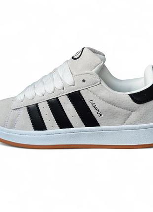 Adidas campus beige black бежеві з чорним 43