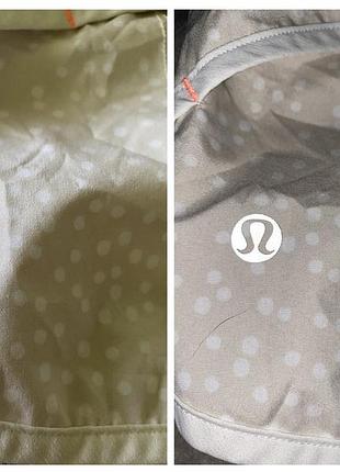 Бігові шорти lululemon run: speed short (petit dot dune / white) — розмір 2. 5