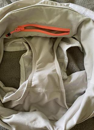 Бігові шорти lululemon run: speed short (petit dot dune / white) — розмір 2. 9