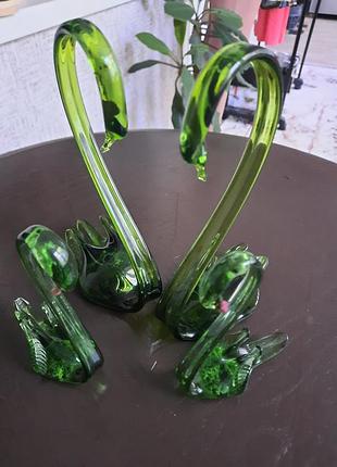 Продам декоративные стеклянные фигурки,винтаж.