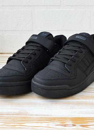 Adidas forum low black 43 4