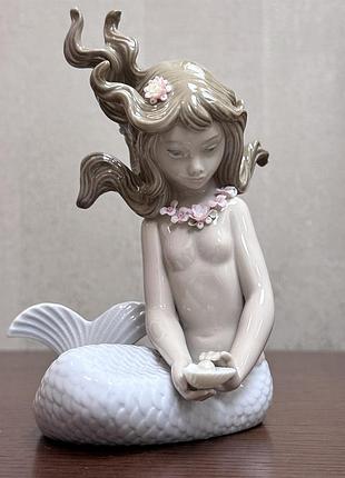 Фарфоровая статуэтка lladro «русалка (мираж)».
