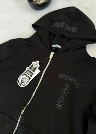 Full zip chrome hearts 2