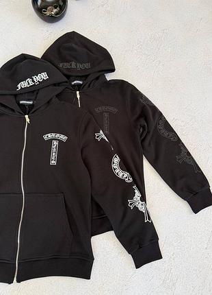 Full zip chrome hearts