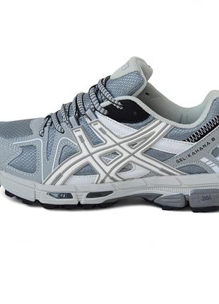 Asics gel kahana 8 gray white 41