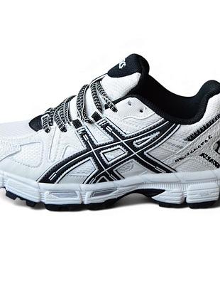 Asics gel kahana 8 white black 38