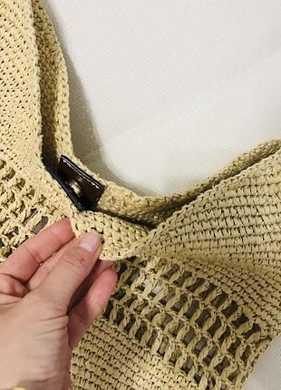 Стильна плетена сумка h&m premium 7