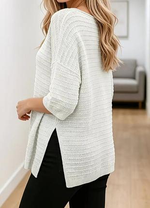 Стильний, тонкий, ажурний джемпер, світшот, р. 2xl, наш 54-60