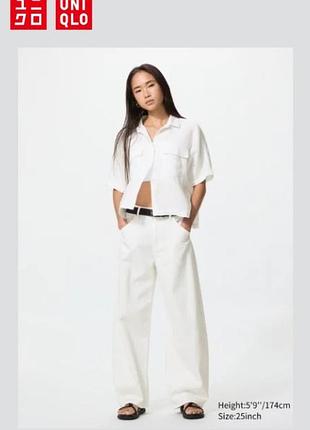 Джинси-бочка uniqlo