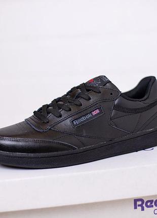 Reebok club black черные 36