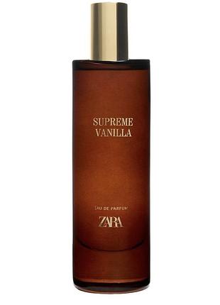 Парфумована вода для жінок zara supreme vanilla 80 ml оригінал зара розпаковане упакування