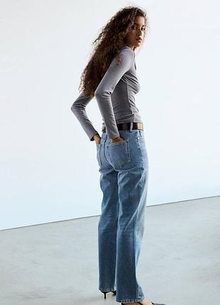 Matilda high-rise straight jeans джинси mango прямі