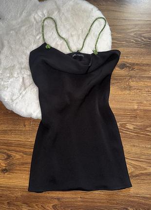 Нова сукня zara 🖤 s/m в білизняному стилі ♥️