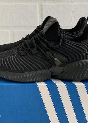 Adidas alphabounce black черные 36