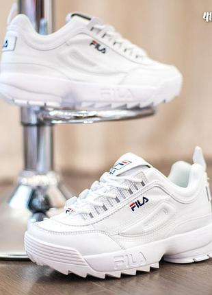 Fila disruptor white білі