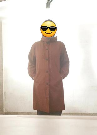 Плащ коричневый