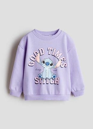 8-10 років 134-140 см h&m новий фірмовий світшот батнік кофта дівчинці ліло і стіч