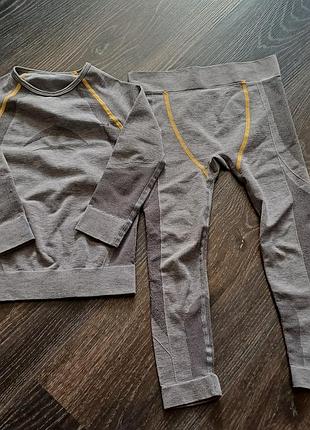 Термокомплект, 98-104, сірий, lupilu