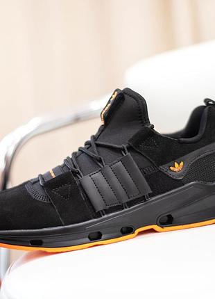 Adidas black orange