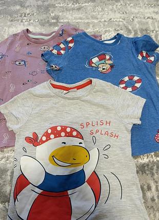 Набір дитячих футболок so cute (3 шт.), зріст 92 см (18-24 місяці)
