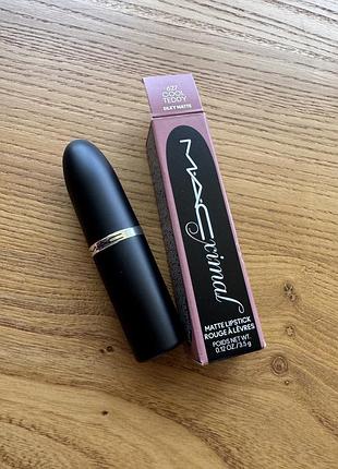 Mac cosmetics nudes macximal lipstick матуюча помада cool teddy