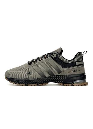 Мужские кроссовки adidas marathon olive black